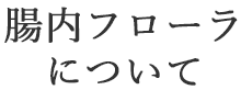 腸内フローラについて